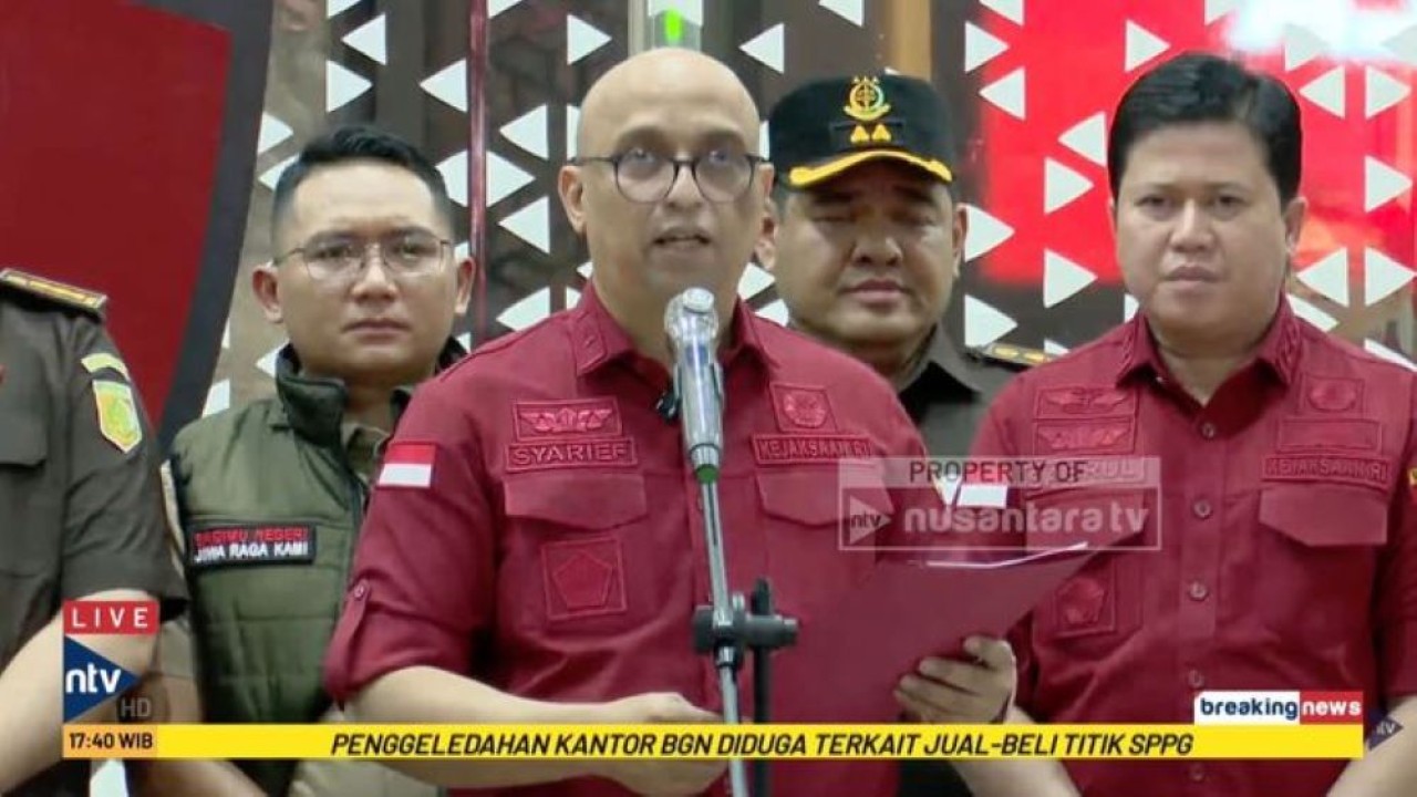 Direktur Penyidikan (Dirdik) Jaksa Agung Muda Tindak Pidana Khusus (Jampidsus) Syarief Sulaeman Nahdi. (Nusantara TV)