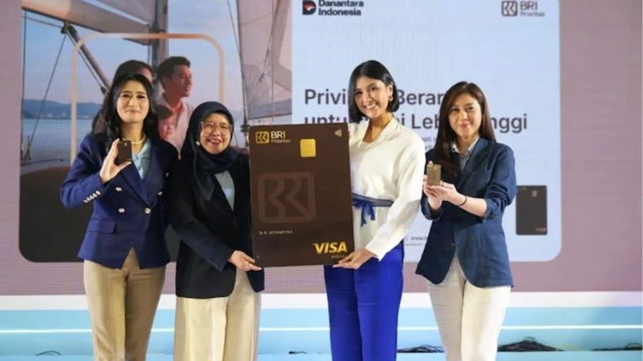PT Bank Rakyat Indonesia (Persero) Tbk (BRI) bekerja sama dengan Visa memperkenalkan BRI Kartu Kredit Infinite Prioritas, sebagai bagian dari komitmen BRI dalam menghadirkan solusi finansial eksklusif sekaligus memperluas layanan premium bagi nasabah prioritas (Antara)