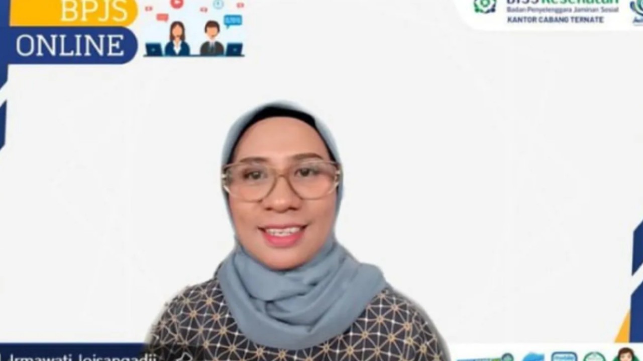 Staf Kepesertaan dan Penagihan Iuran, BPJS Kesehatan Kabupaten Kepulauan Sula, Provinsi Maluku Utara, Irmawati Djoisangadji. ANTARA/HO-BPJS Kesehatan Cabang Ternate (Antara)