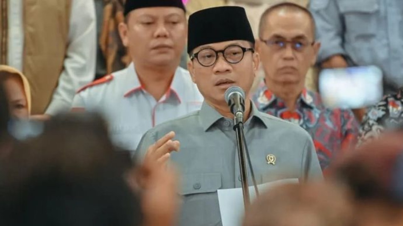 Menteri Desa dan Pembangunan Daerah Tertinggal (Mendes PDT) Yandri Susanto. (Antara)