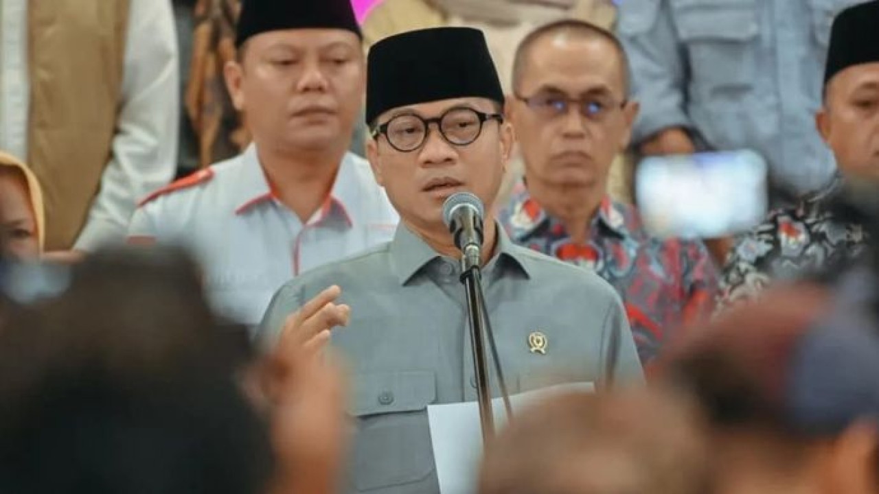 Menteri Desa dan Pembangunan Daerah Tertinggal Yandri Susanto di Jakarta, Selasa, 23 Juni 2026 (Antara)