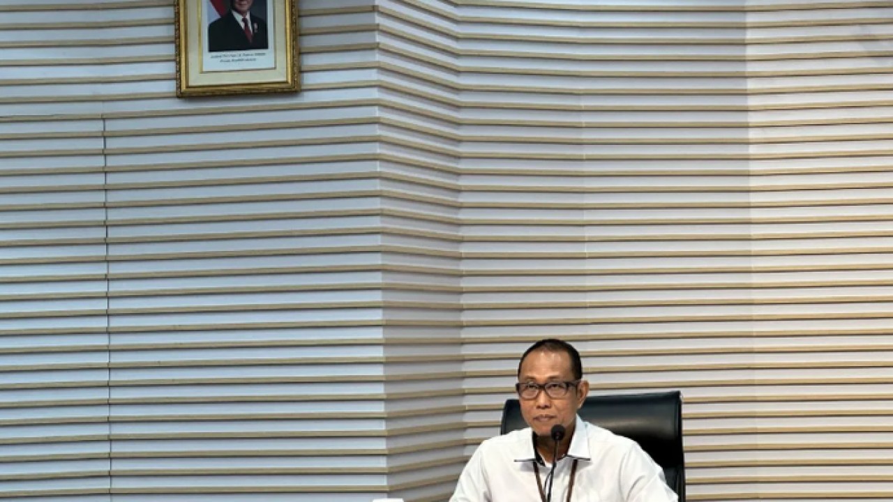 Pelaksana Tugas Direktur Penyidikan Komisi Pemberantasan Korupsi Achmad Taufik Husein memberikan keterangan di Gedung Merah Putih KPK, Jakarta, Senin (8/6/2026). ANTARA/Rio Feisal (Antara)