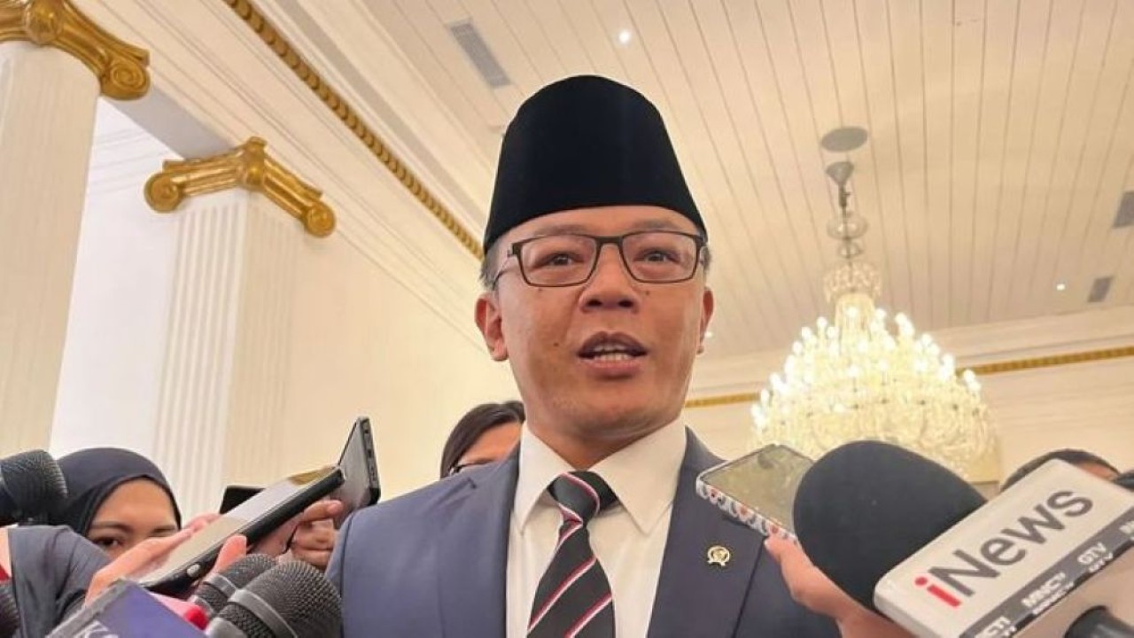 Menteri Luar Negeri (Menlu) Sugiono di Kementerian Luar Negeri (Kemlu) Jakarta, Rabu, 3 Juni 2026. (Foto: Antara)