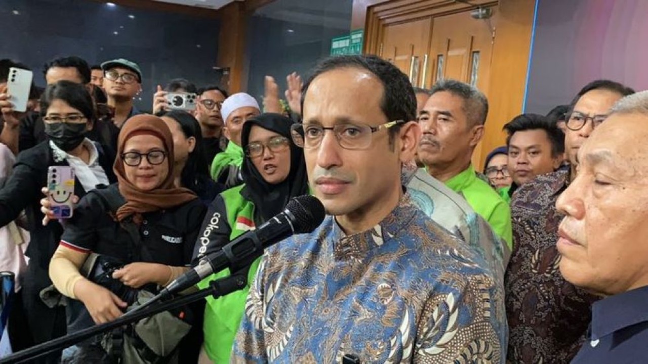 Menteri Pendidikan, Kebudayaan, Riset, dan Teknologi periode 2019-2024 Nadiem Anwar Makarim. (Ntvnews/April)
