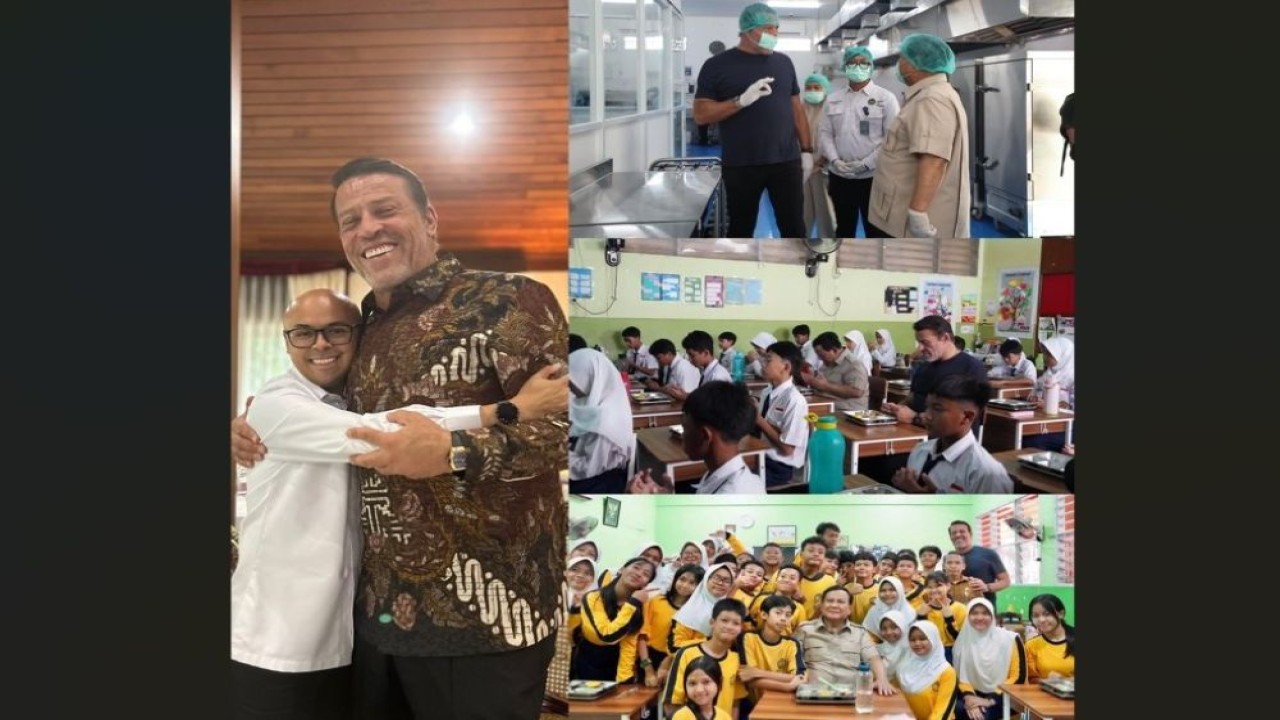 The Secret to Living is Caring: Di Balik Gerakan Nutrisi Prabowo Subianto dan Tony Robbins. (Foto: Dok/Istimewa)