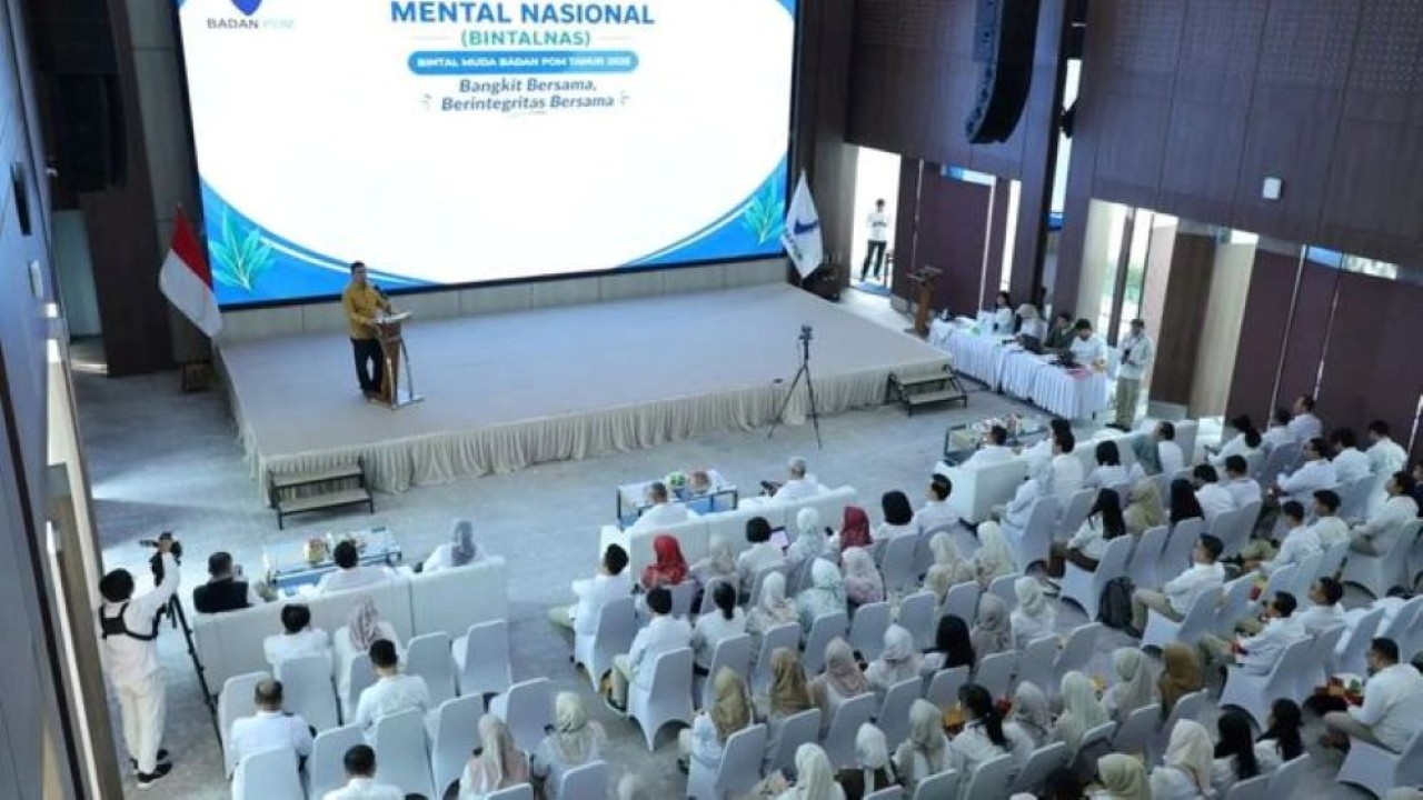 Kepala Badan Pengawas Obat dan Makanan (BPOM) Taruna Ikrar dalam Pembinaan Mental Nasional (Bintalnas) di Jakarta, Rabu, 15 Juli 2026. (Antara)