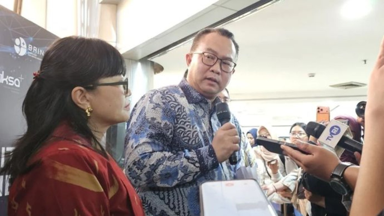 Kepala Badan Riset dan Inovasi Nasional (BRIN) Arif Satria dalam wawancara cegat di Jakarta, Rabu, 8 Juli 2026. (Antara)