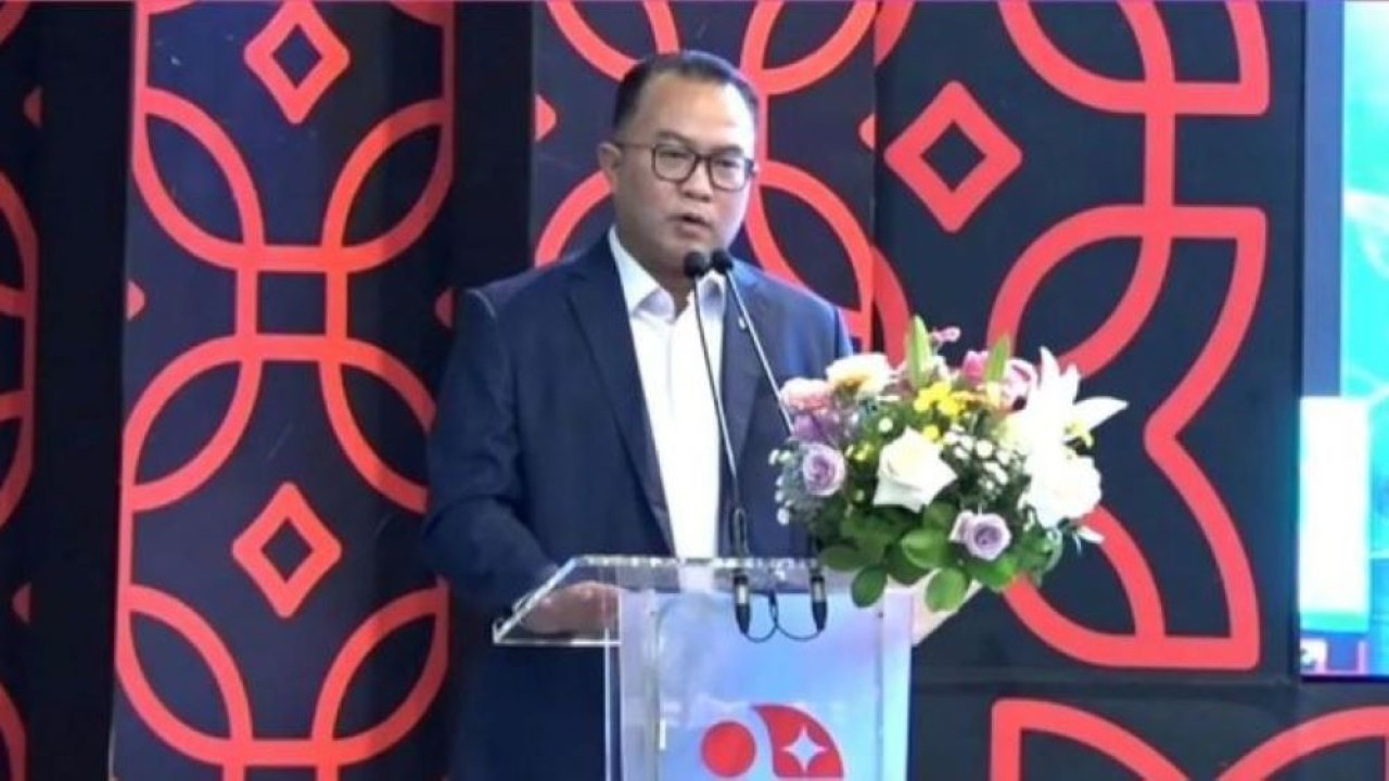 Tangkapan layar - Kepala Badan Riset dan Inovasi Nasional (BRIN) Arif Satria dalam Sidang Terbuka Orasi Ilmiah Profesor Riset di Jakarta (Antara)