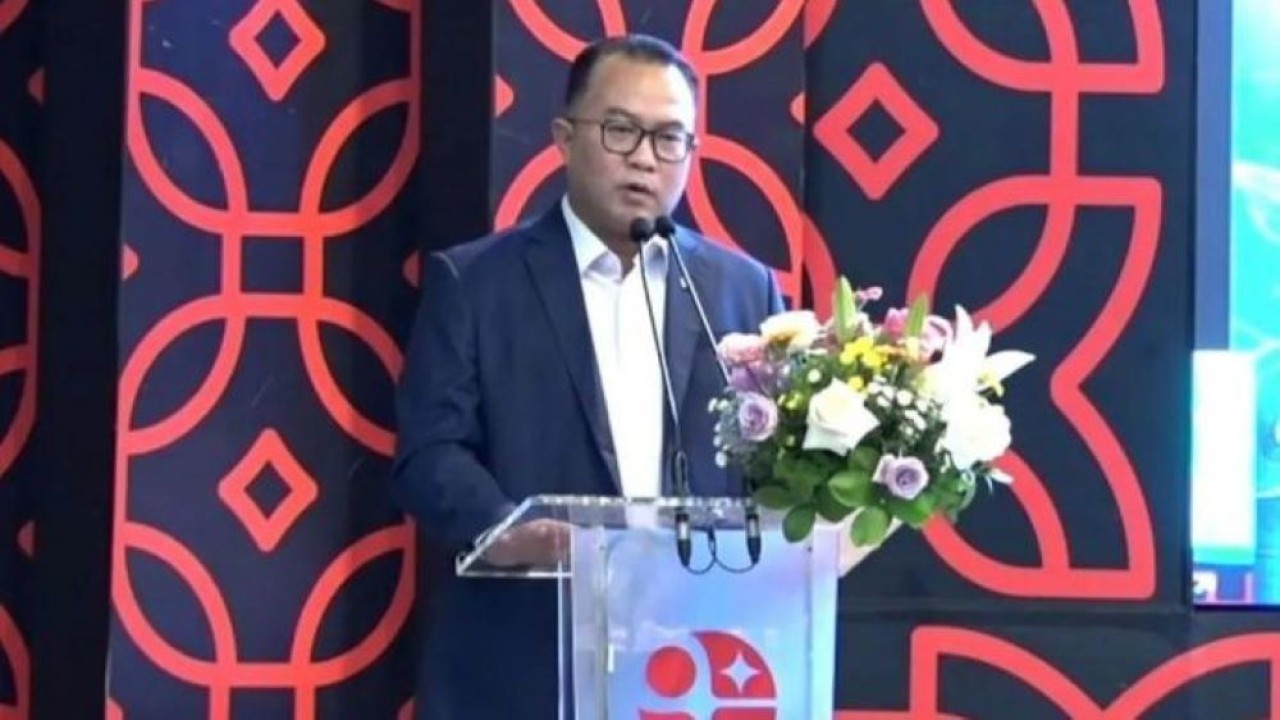 Tangkapan layar - Kepala Badan Riset dan Inovasi Nasional (BRIN) Arif Satria dalam Sidang Terbuka Orasi Ilmiah Profesor Riset di Jakarta (Antara)