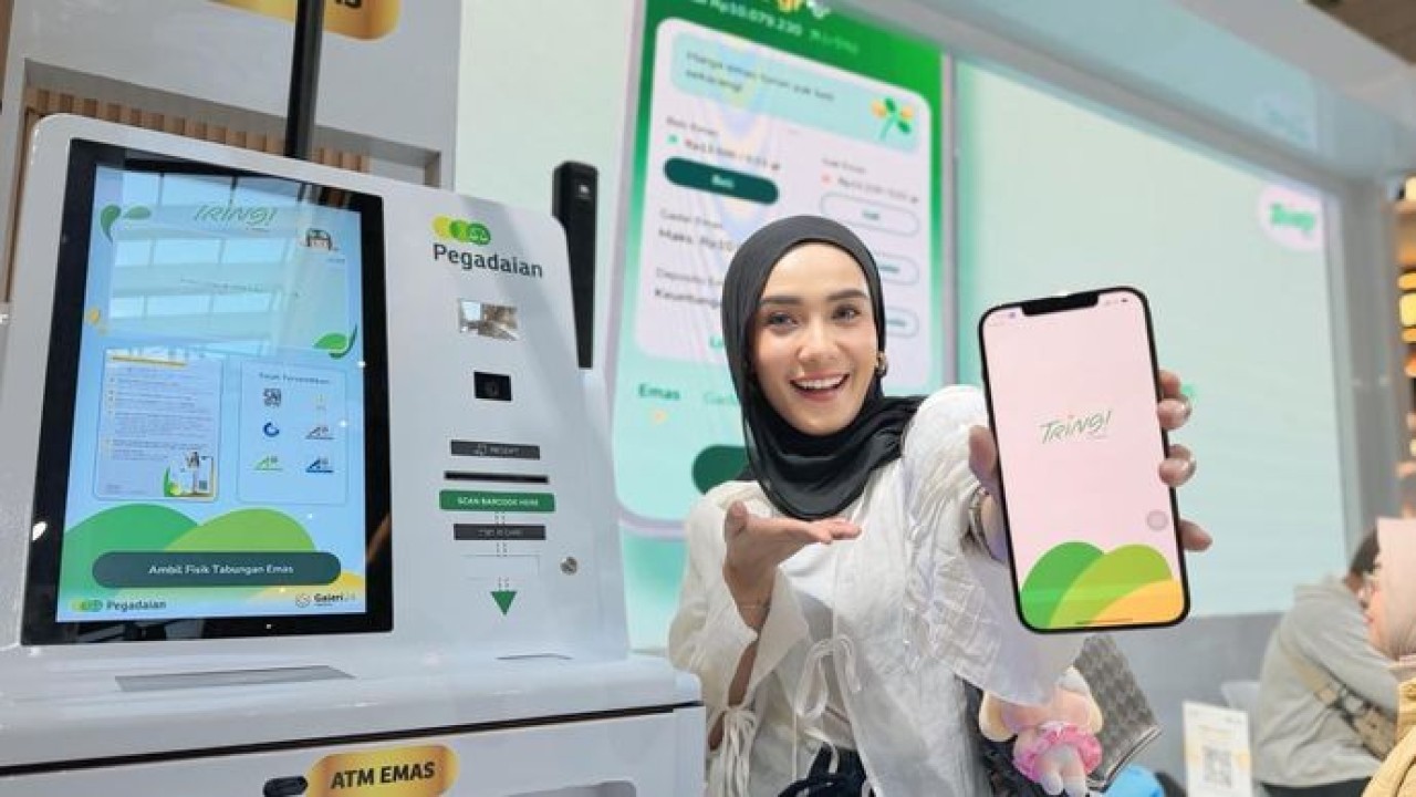 Pegadaian menghadirkan layanan Bank Emas dan aplikasi Tring! guna mempermudah masyarakat berinvestasi emas