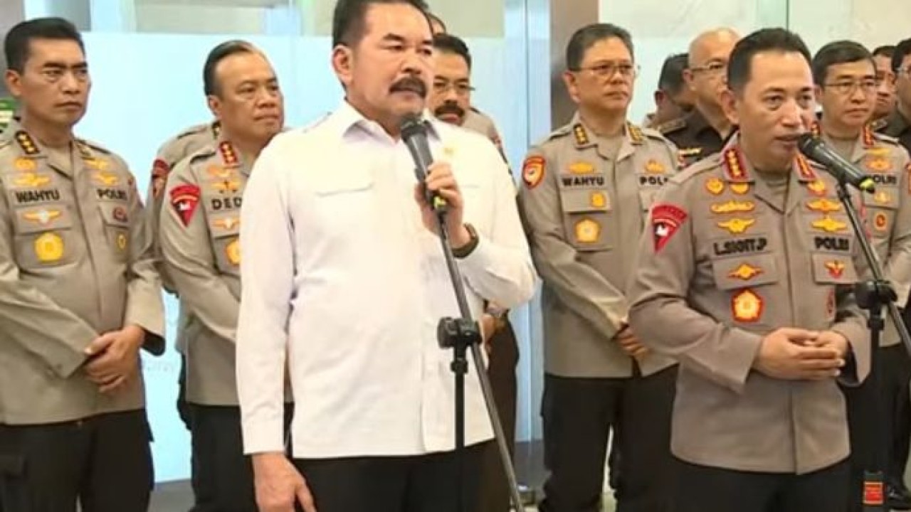 Kapolri Listyo Sigit Prabowo dan Jaksa Agung ST Burhanuddin (Istimewa)