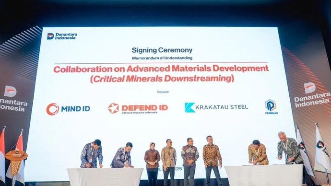 Danantara's Advanced Materials Industry Dialogue: From Minerals to Manufacturing yang digelar di Wisma Danantara, Jakarta, Jumat, 10 Juli 2026 (Antara)
