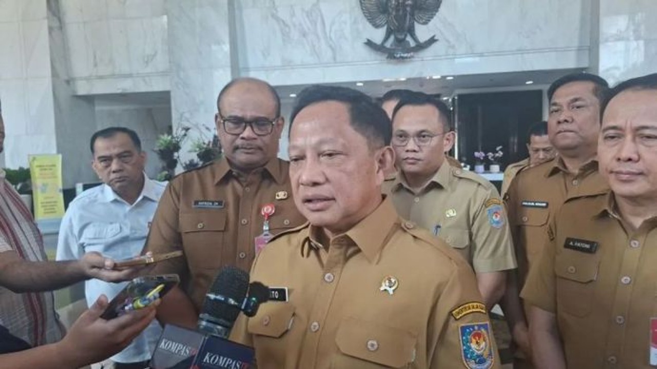 Menteri Dalam Negeri Tito Karnavian di Jakarta, Senin, 27 Juli 2026. (Antara)