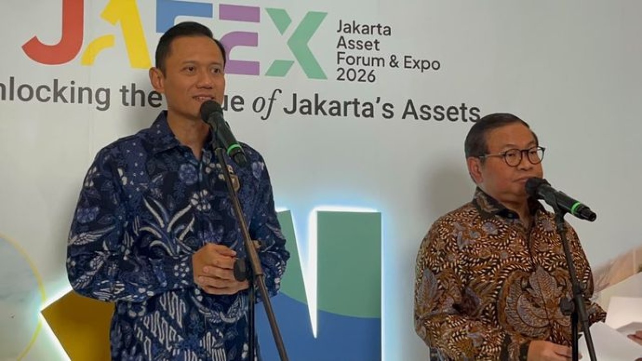 AHY dan Pramono Anung (NTVNews.id/Adiansyah)