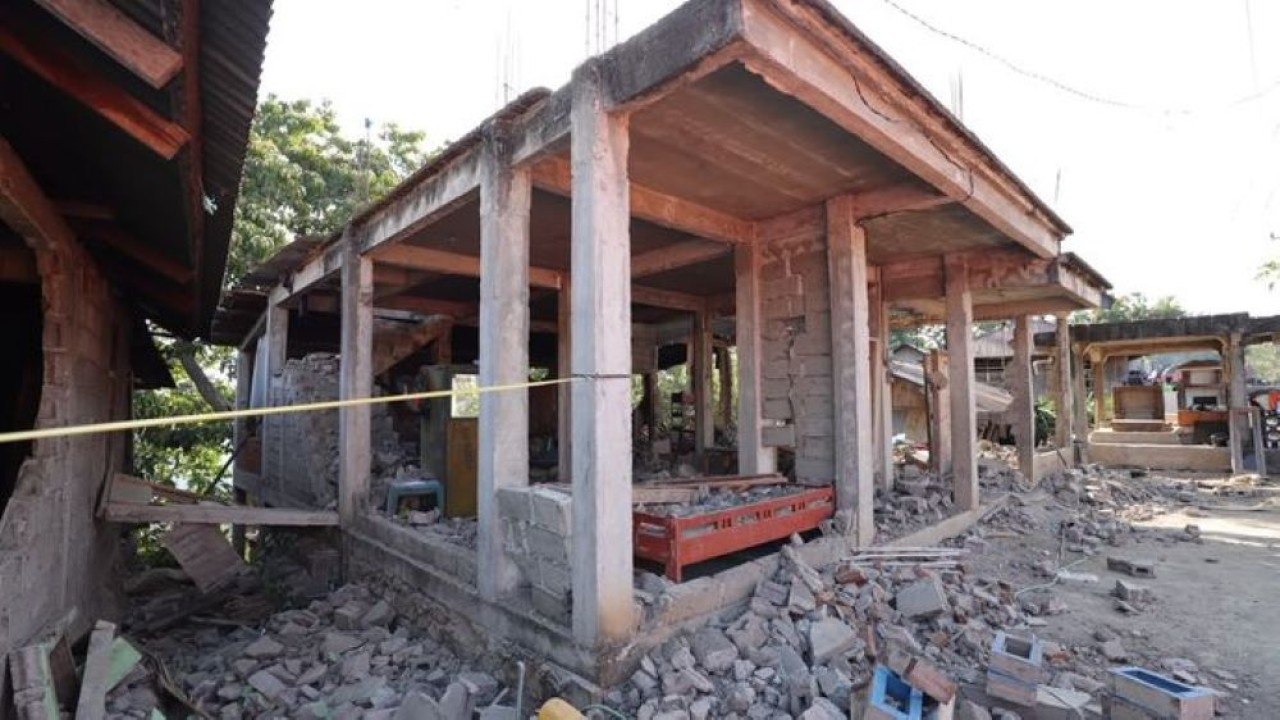Pemerintah Percepat Pendataan Rumah Rusak Pascagempa NTT.