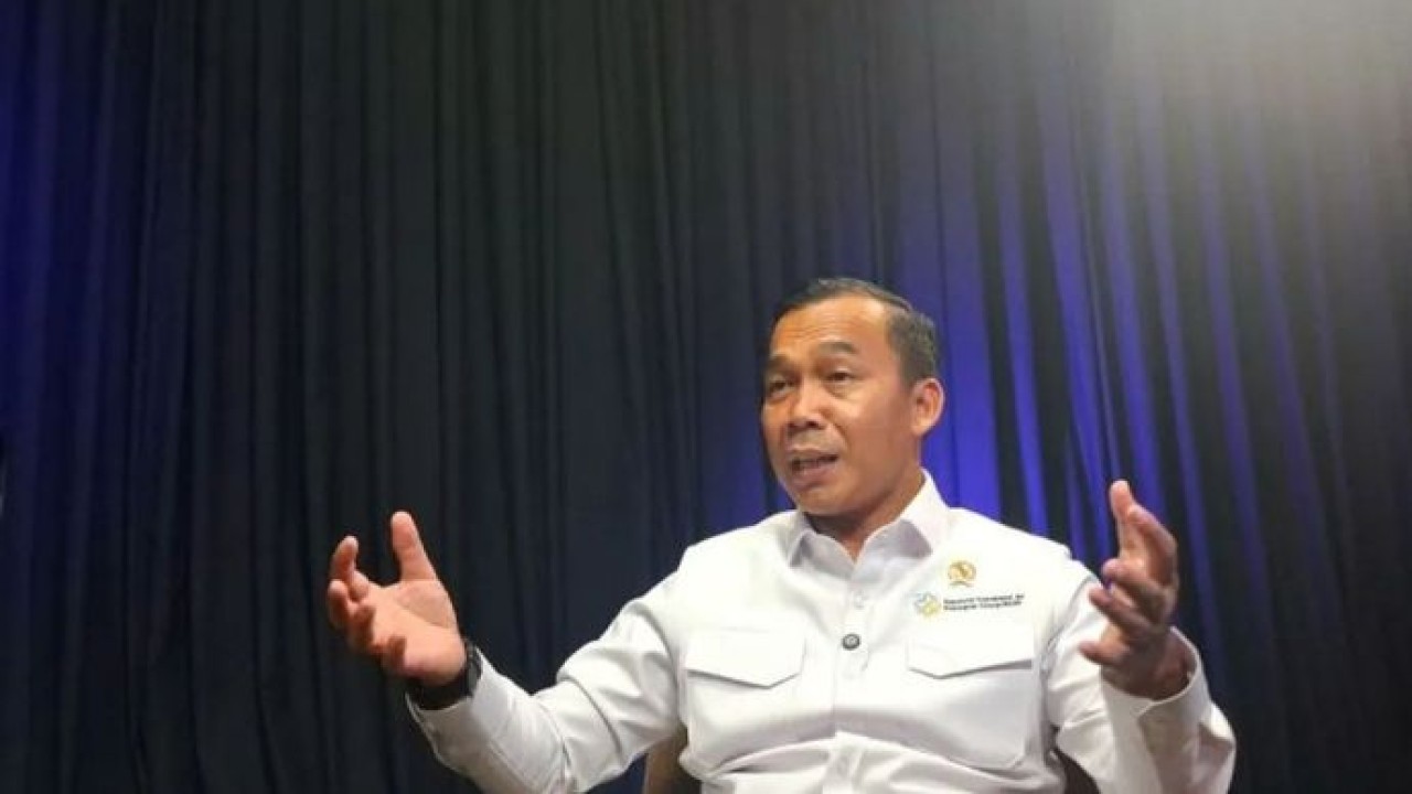 Mendukbangga/Kepala BKKBN Wihaji dalam siniar On The Record tentang keluarga di Antara Heritage Center, Jakarta Pusat, Senin (24/8/2026). (Antara)