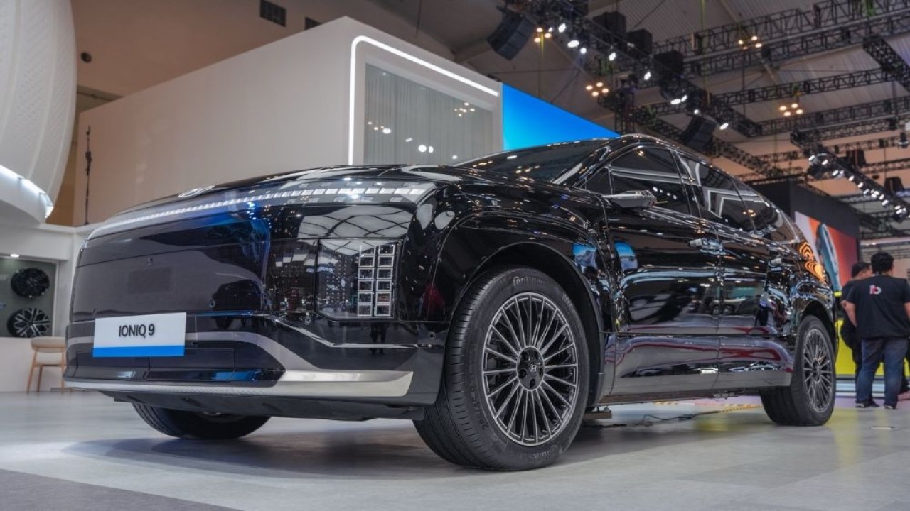 PT Hyundai Motors Indonesia (HMID) menghadirkan Hyundai IONIQ 9 untuk pertama kalinya di Indonesia dalam ajang GIIAS 2026. (Foto: Dok/Istimewa/HMID)