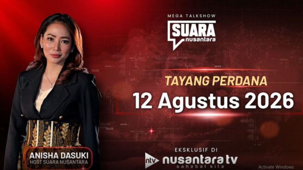 Program "Suara Nusantara" tayang perdana 12 Agustus 2026.