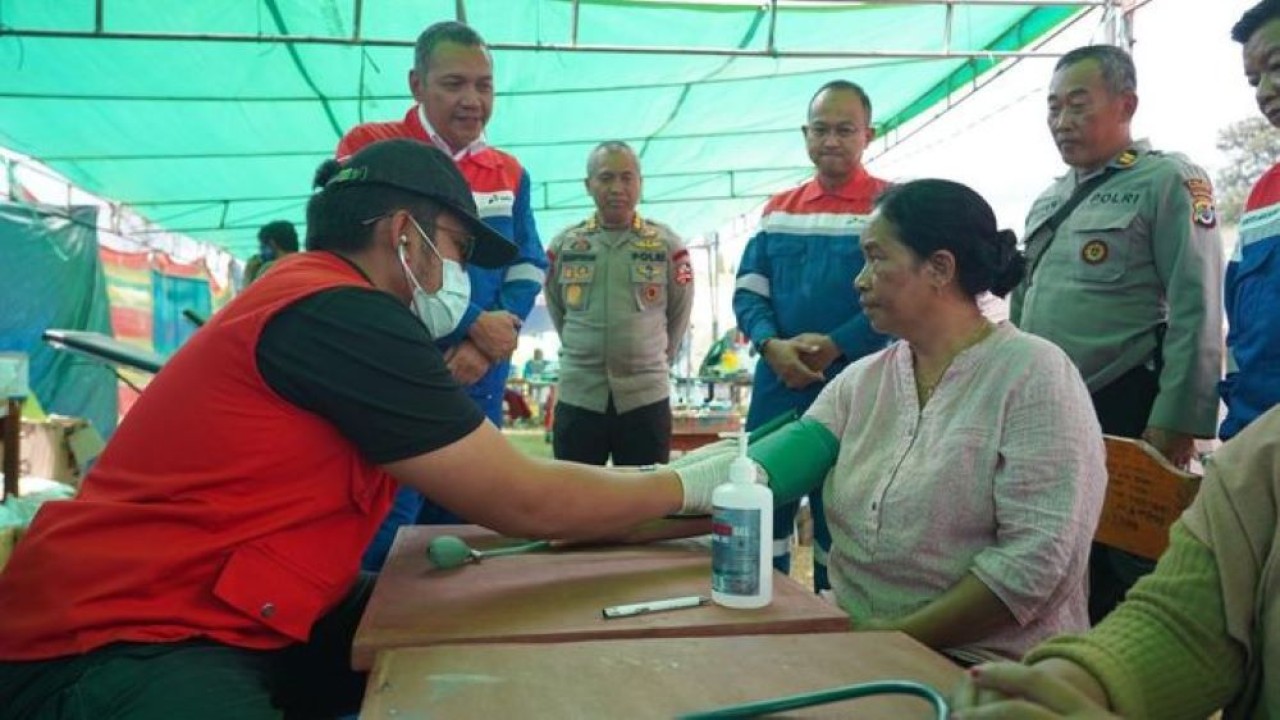 Pertamina Buka Posko Kesehatan Gratis untuk Pengungsi di Reo. (Pertamina)