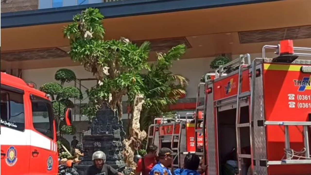 Kebakaran melanda Rumah Sakit, Amerta Husdha, Hospital. (NUSA BALI)