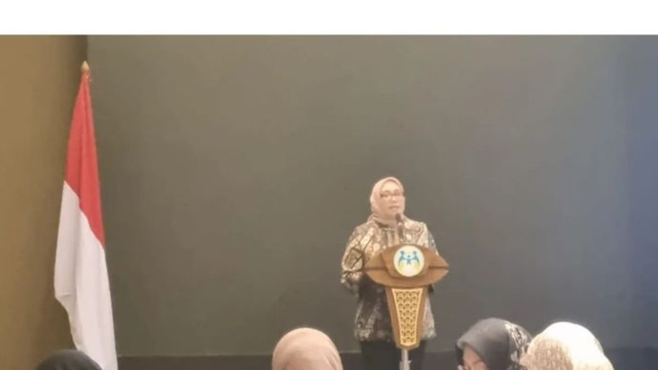 Menteri Pemberdayaan Perempuan dan Perlindungan Anak Arifah Fauzi dalam acara FGD bertajuk (Antara)
