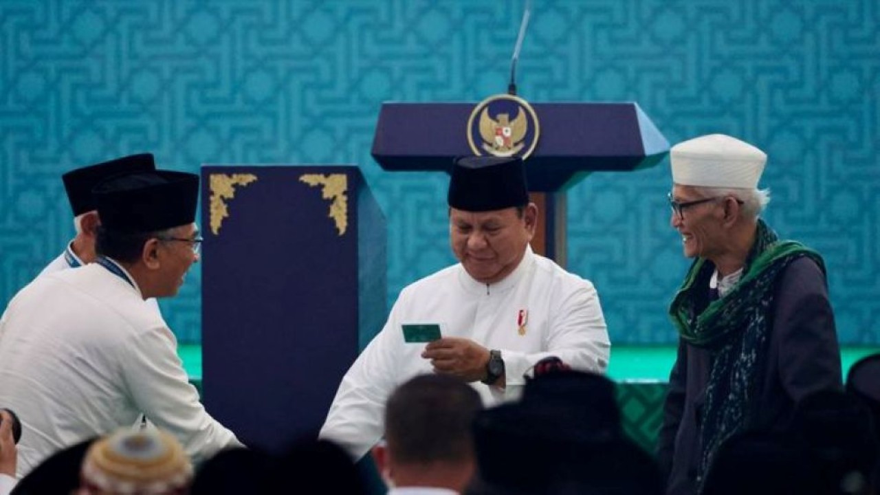 Presiden Prabowo Subianto menghadiri acara penutupan Muktamar ke-35 Nahdlatul Ulama (NU) di Pondok Pesantren Bahrul Ulum Tambakberas, Kabupaten Jombang, Jawa Timur, Senin, 31 Agustus 2026. (Foto: Istimewa)