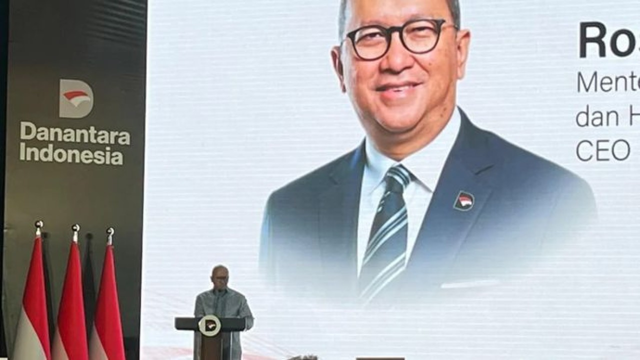 Menteri Investasi dan Hilirisasi/Kepala Badan Koordinasi Penanaman Modal (BKPM) sekaligus CEO Danantara Rosan Roeslani dalam Peluncuran Babak Baru Tata Kelola Ekspor SDA yang digelar di Jakarta (Antara)