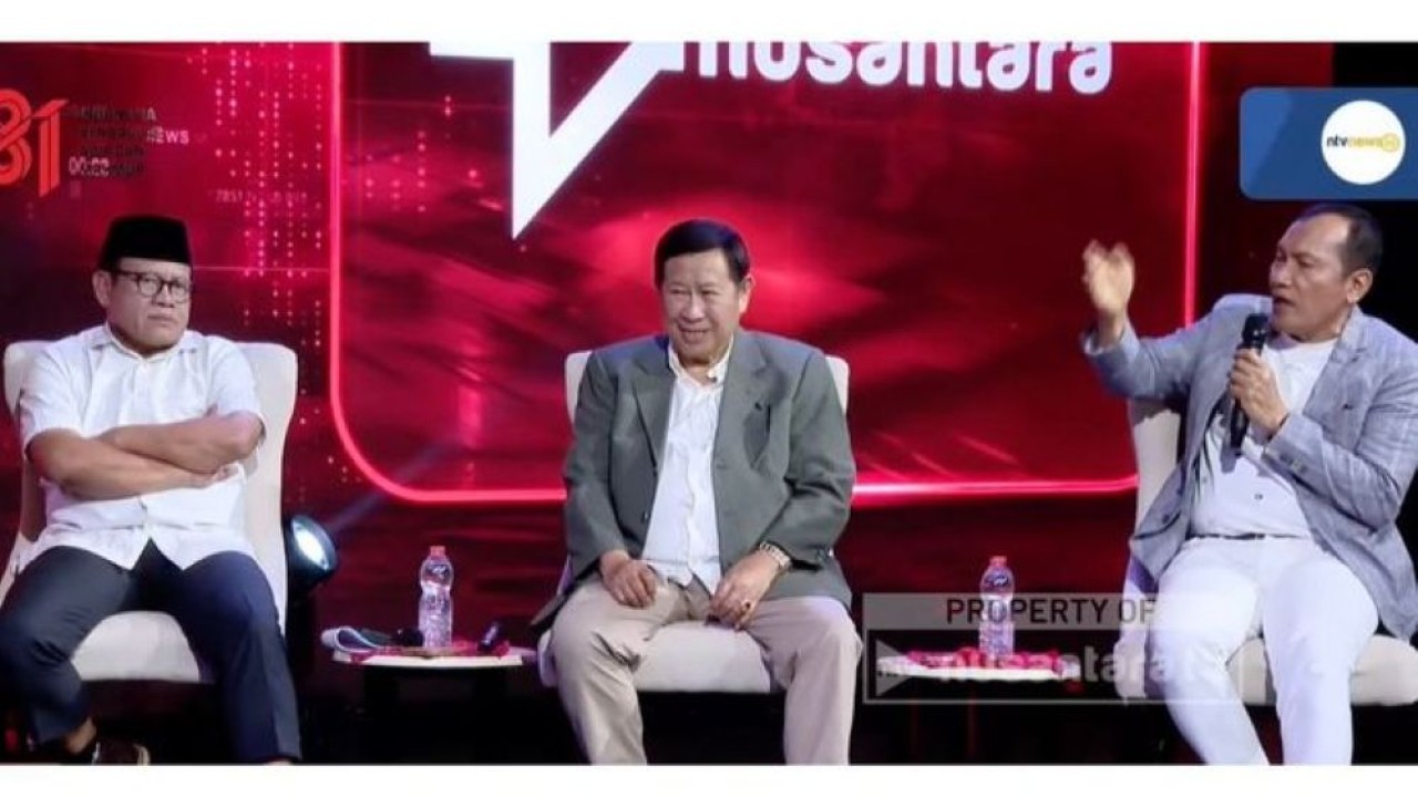 Ketua IPW Sugeng Teguh Santoso, Eks Kabareskrim Susno Duadji, Eks Wakil Ketua KPK Saut Situmorang. (Foto: Tangkapan layar YouTube Nusantara TV)