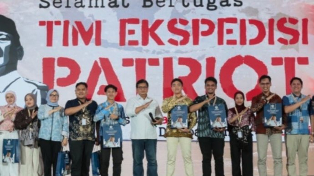 Wamen Viva Yoga di Pelepasan Tim Ekspedisi Patriot (NTVNews)