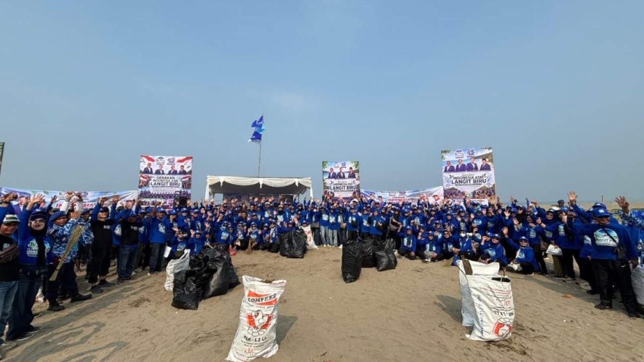 Gerakan Langit Biru Indonesia Asri telah melaksanakan 692 aksi peduli lingkungan di berbagai wilayah Indonesia, melampaui target awal sebanyak 666 aksi. (Foto: Dok/Istimewa)
