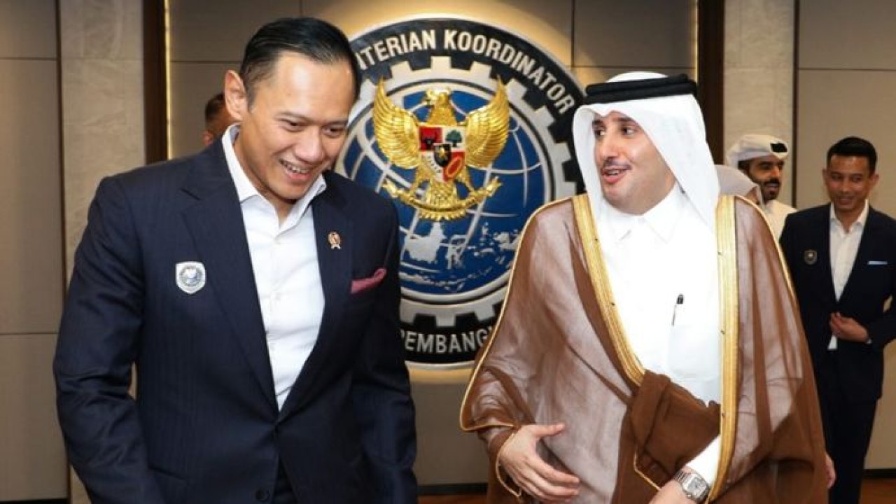 Perkuat Hubungan Bilateral Indonesia–Qatar, AHY Jajaki Peluang Kerja Sama di Sektor Infrastruktur dan Pembangunan Kewilayahan (Dokumentasi)
