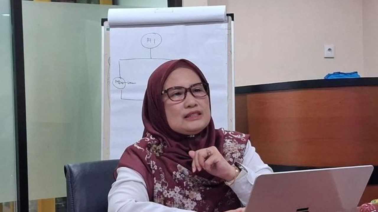 Deputi Bidang Penggerakan dan Peran Serta Masyarakat Kemendukbangga/BKKBN Wahyuniati dalam diskusi tentang peran TPK dalam distribusi MBG 3B di Jakarta, Senin, 31 Agustus 2026. (Antara)