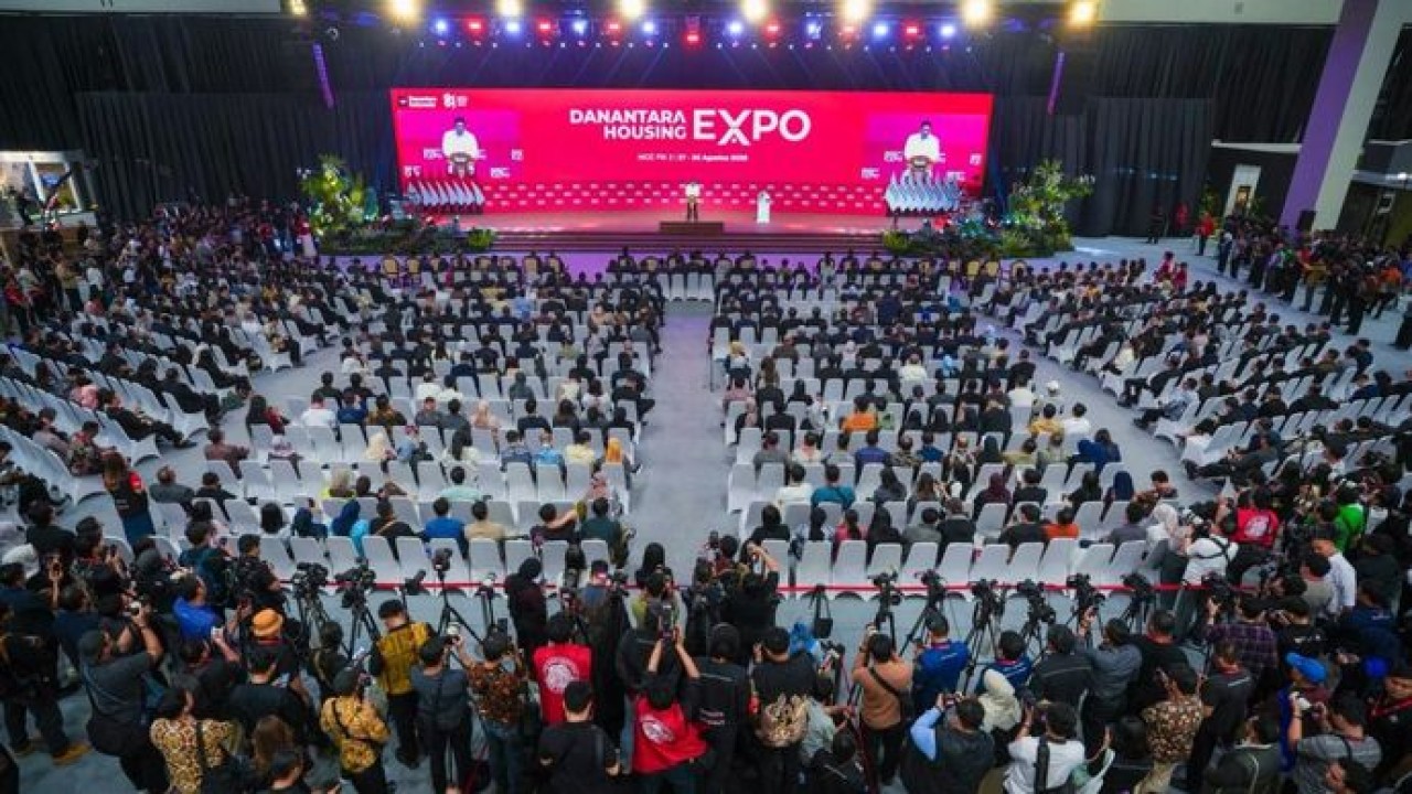 Ribuan pengunjung padati hari pertama Danantara Housing Expo, langsung diserbu 300 akad (Istimewa)
