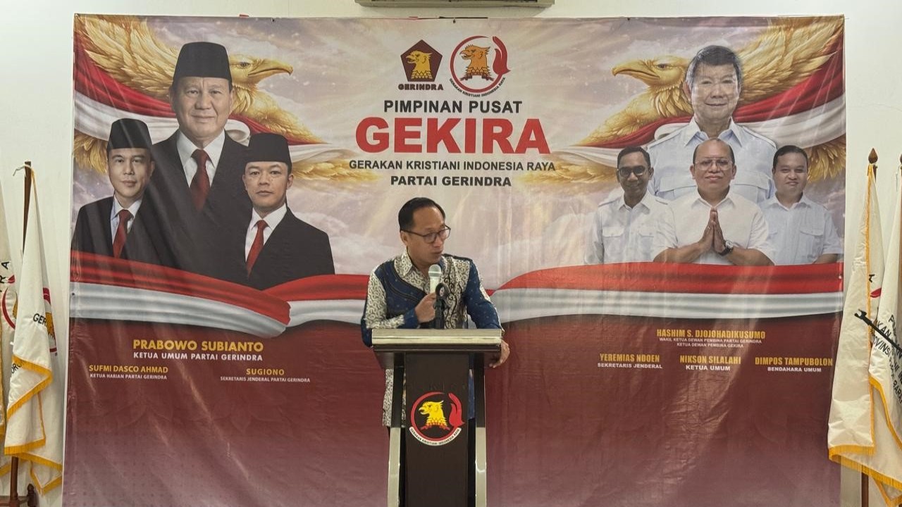 Gerakan Kristiani Indonesia Raya (GEKIRA) Pimpinan Pusat Partai Gerindra menggelar kegiatan Ibadah Bulanan GEKIRA yang dirangkai dengan agenda Jumat Berbagi Kasih. (Istimewa)