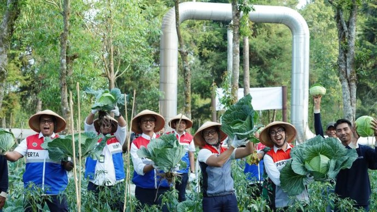 Kelompok Tani Hutan (KTH) Cikondang bersama PT Pertamina Geothermal Energy Tbk (PGE) Area Kamojang, bagian dari Pertamina, mengembangkan GeO-Fert, pupuk organik yang proses pengeringannya memanfaatkan excess steam panas bumi melalui Program Desa Energi Berdikari (DEB) Kanyaah.
