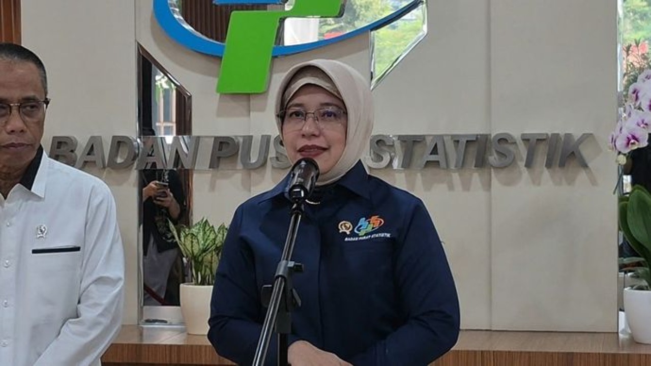 Kepala Badan Pusat Statistik (BPS) Amalia Adininggar Widyasanti membantah anggapan bahwa daya beli masyarakat Indonesia melemah. (Ntvnews.id-Muslimin Trisyuliono)