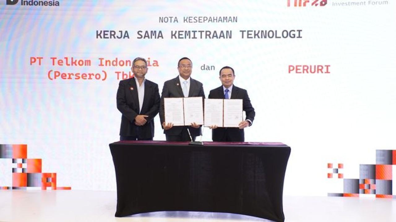 DTIIF 2026: Telkom bersama Danantara Indonesia, BSSN, dan Peruri siapkan ekosistem digital Indonesia hadapi era post-quantum cryptography. (Telkom)