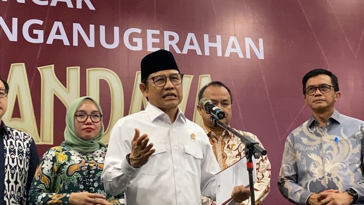 Menko Pemberdayaan Masyarakat, Muhaimin Iskandar (NTVNews.id)
