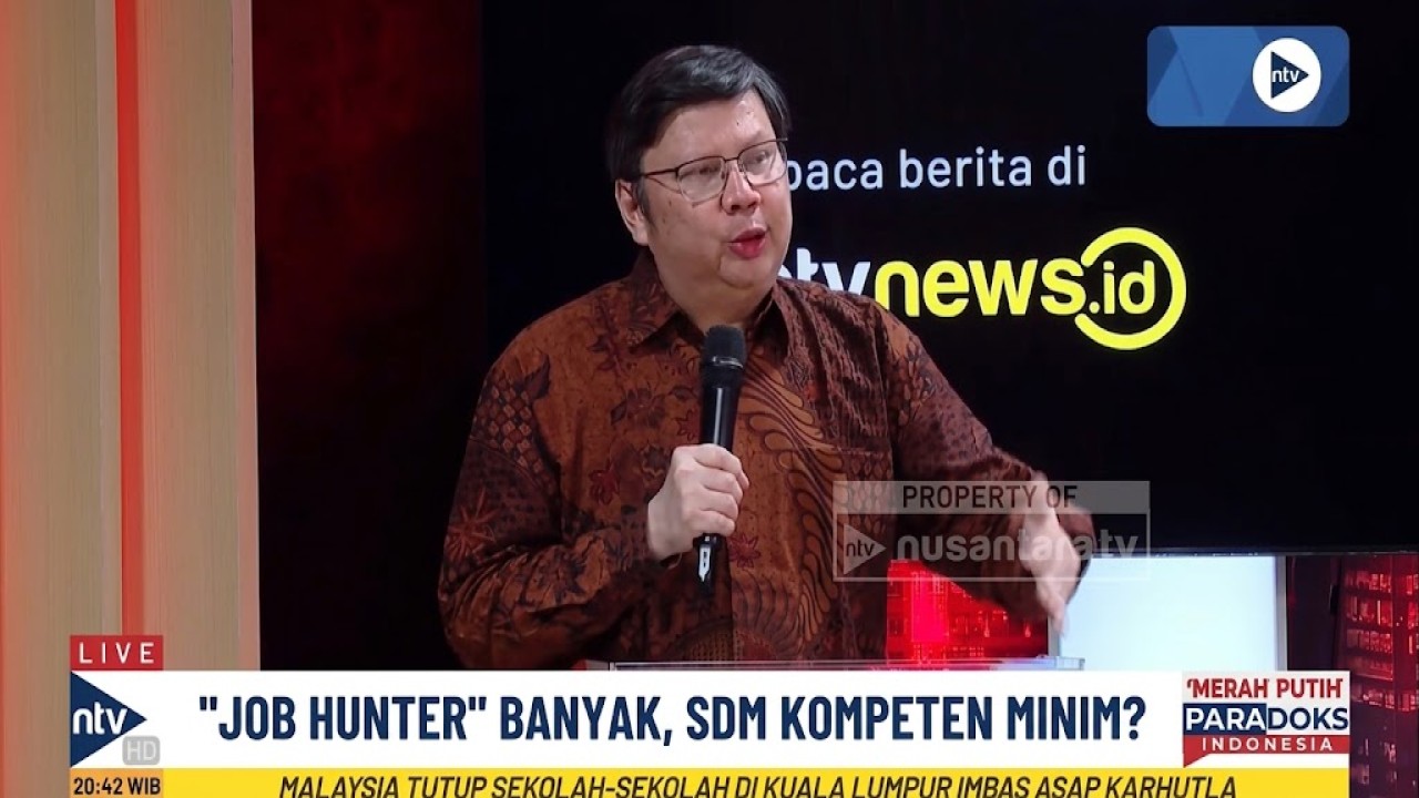 Peneliti Senior Lembaga Demografi FEB UI, Turro Selrits Wongkaren, S.E, M.A, Ph.D dalam program Merah Putih Paradoks Indonesia di Nusantara TV
