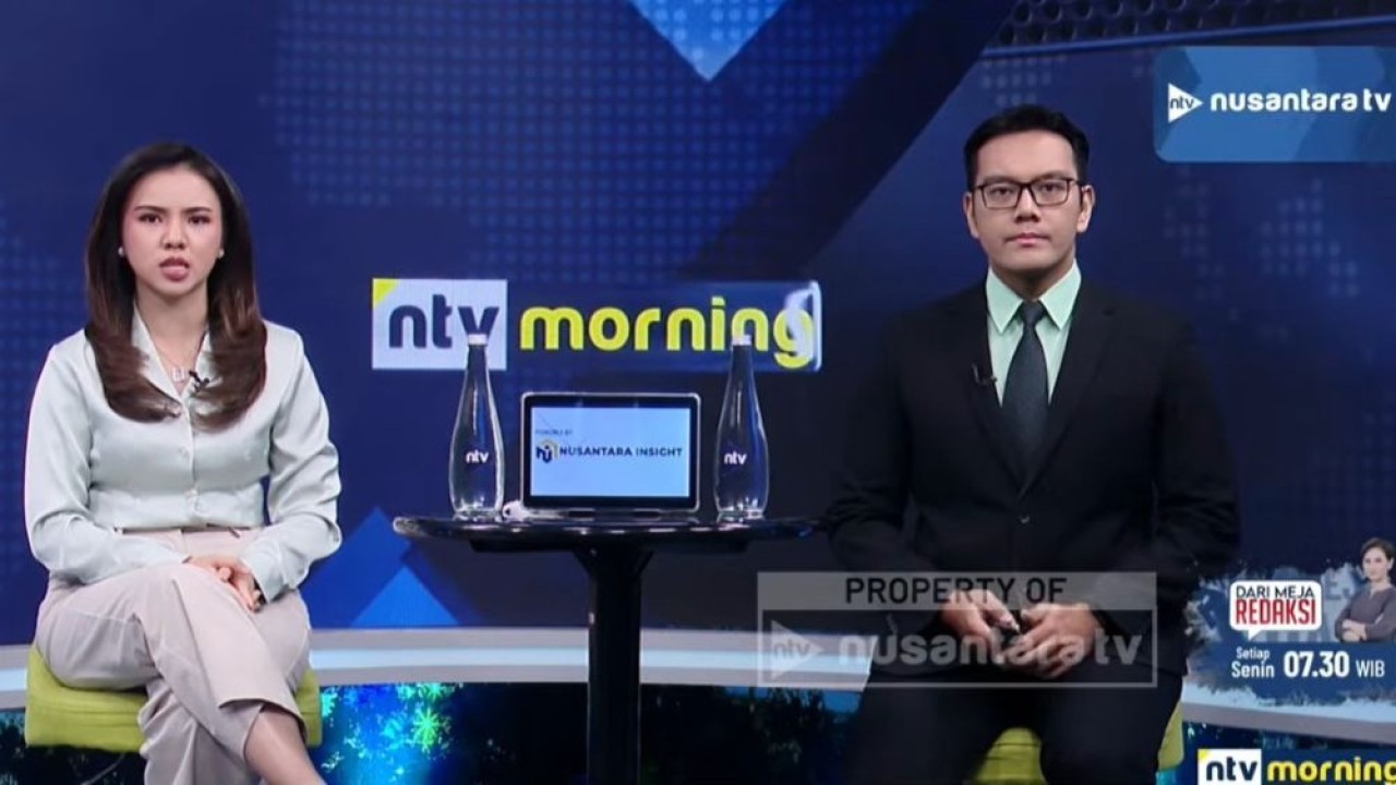 Program "NTV Morning" tayang di Nusantara TV setiap Senin-Jumat pukul 06.00 WIB.