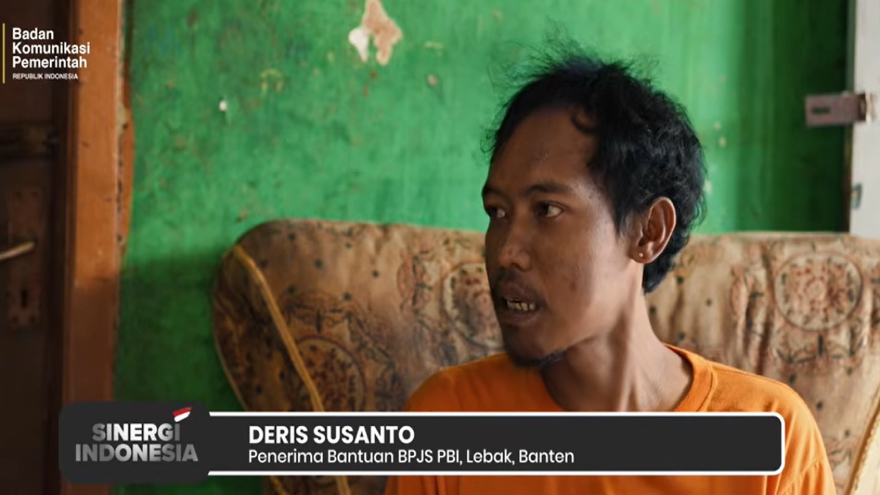 Deris Susanto, mantan kuli bangunan asal Lebak, Banten, dinyatakan gagal ginjal dan sudah menjalani pengobatan sejak 2018 memanfaatkan program Badan Penyelenggara Jaminan Sosial Penerima Bantuan Iuran BPJS PBI