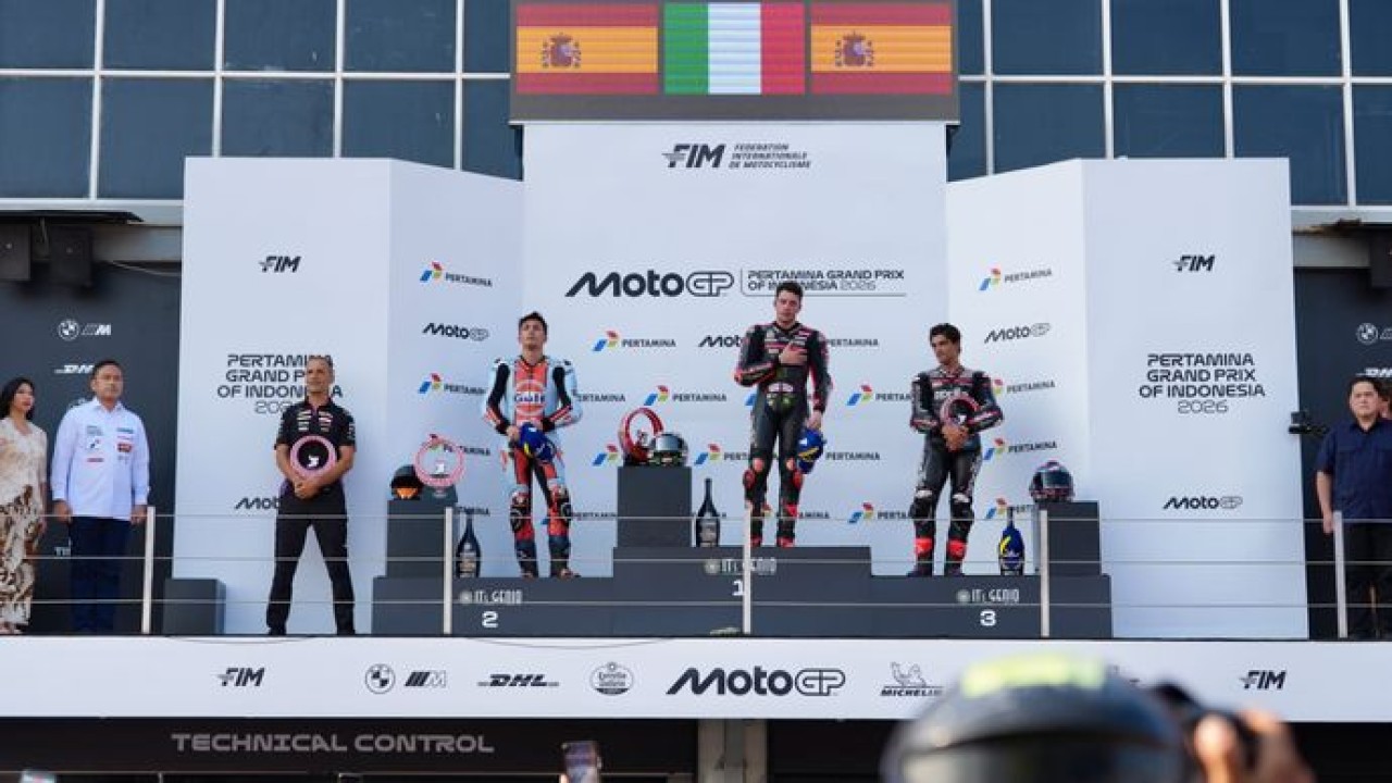 Pertamina Grand Prix of Indonesia 2026 yang digelar pada 9–11 Oktober di Pertamina Mandalika International Circuit, Lombok, NTB (Pertamina)