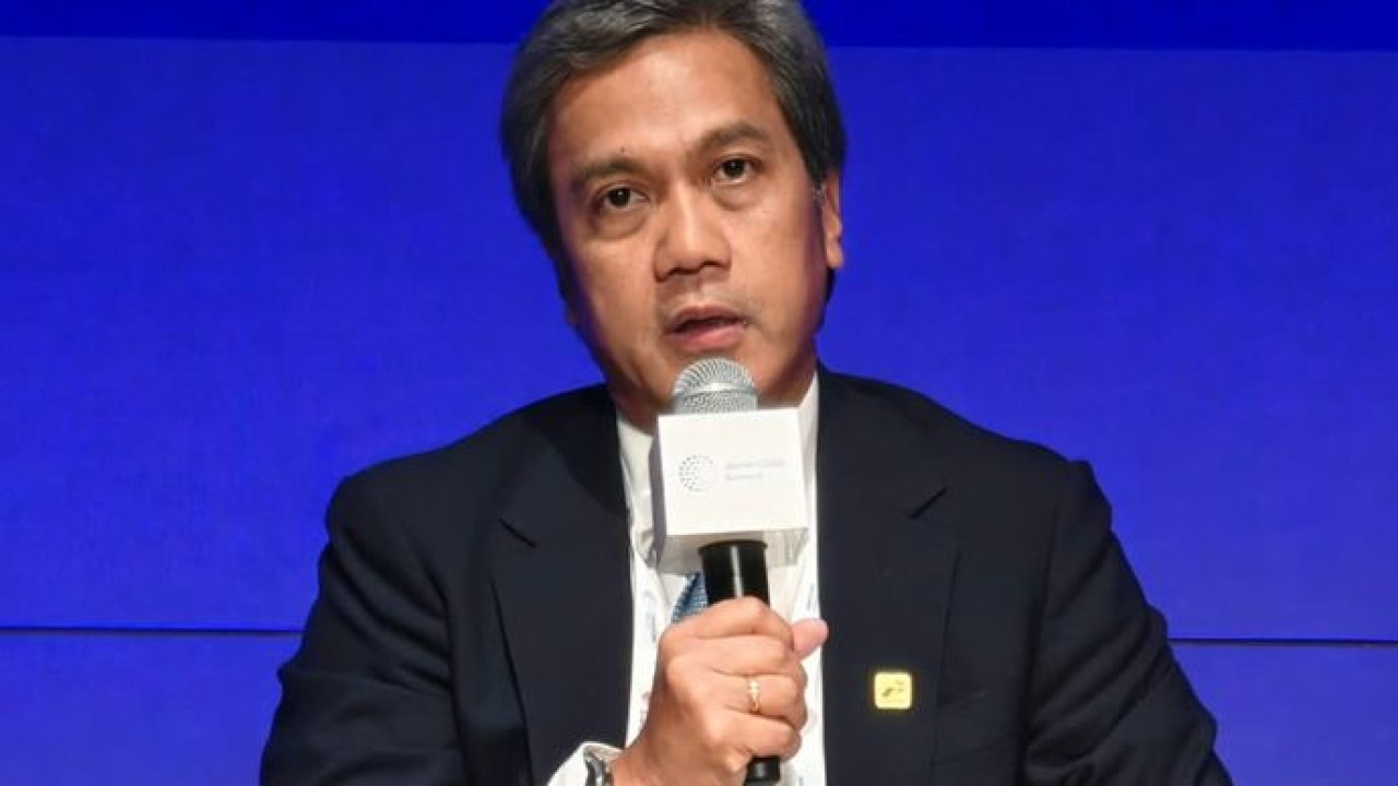 Direktur Investasi dan Pengembangan Bisnis PHE Dannif Utojo Danusaputro saat menjadi pembicara dalam panel diskusi Japan CCUS Summit 2026 di Tokyo, Jepang. (Istimewa)