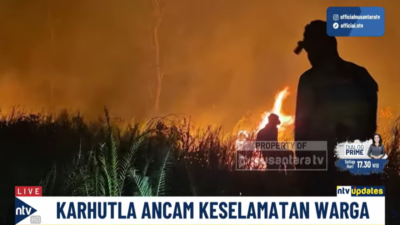 Karhutla di Palangka Raya semakin mendekat ke permukiman warga