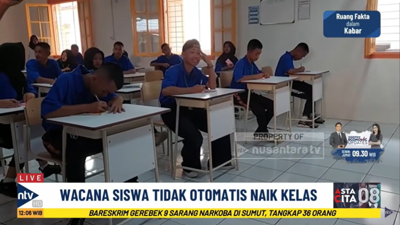 Menteri Pendidikan Dasar dan Menengah (Mendikdasmen) Abdul Mu’ti berencana mengembalikan aturan bahwa siswa bisa tidak naik kelas berdasarkan penilaian pencapaian pembelajaran.