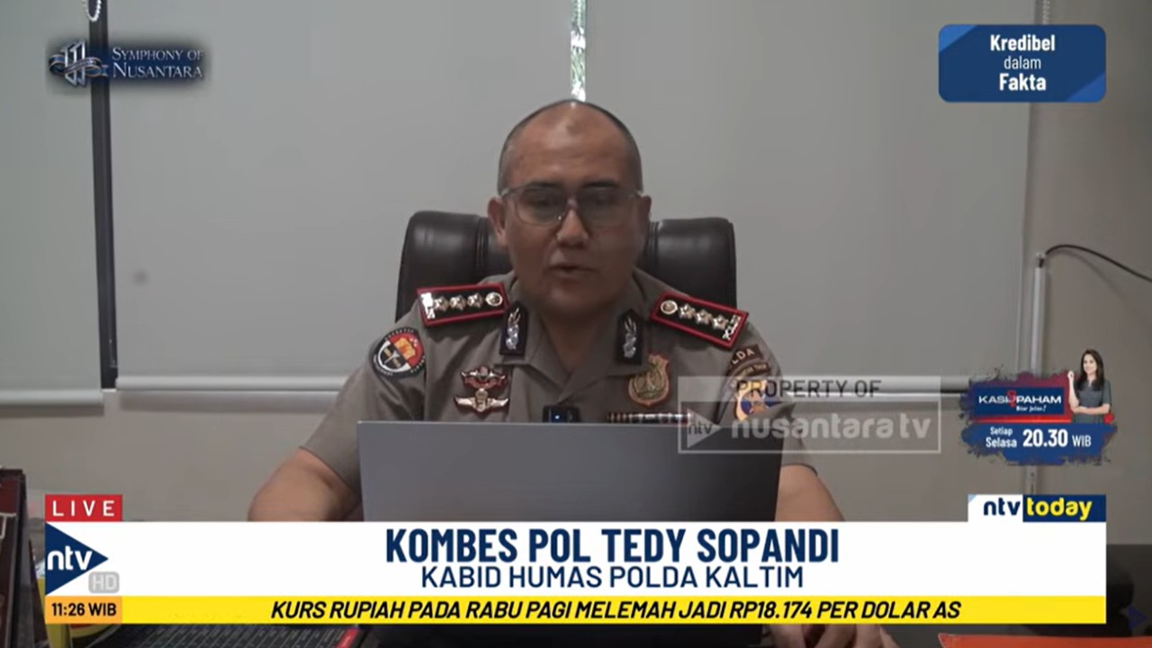 Kabid Humas Polda Kalimantan Timur Kombes Pol Tedy Sopandi