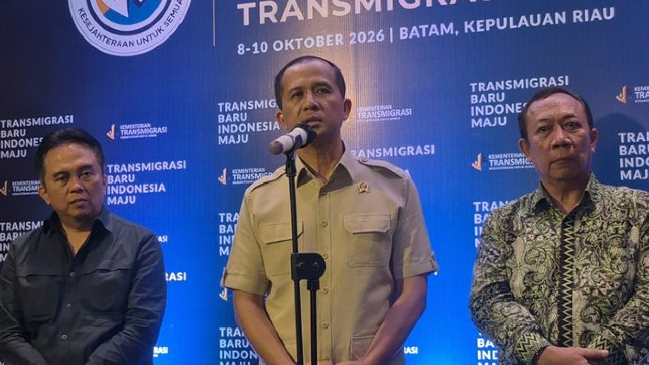 Menteri Transmigrasi Muhammad Iftitah Sulaiman Suryanagara menyampaikan 60 kepala daerah telah mengusulkan wilayahnya untuk ditetapkan sebagai kawasan transmigrasi. (Ntvnews.id-Muslimin Trisyuliono)