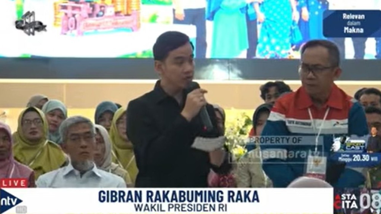 Wakil Presiden (Wapres) Gibran Rakabuming Raka.
